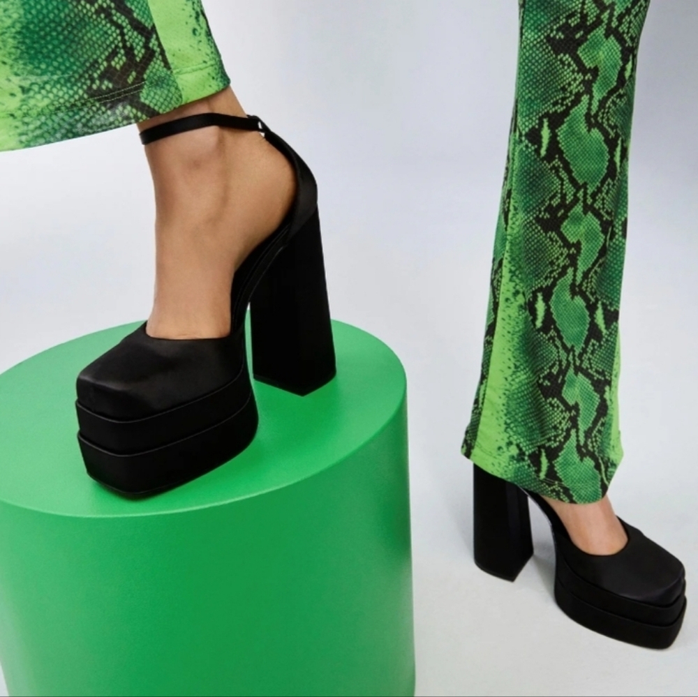 Aldo Grandle Double Platform Ankle Strap Pump - Picture 11 of 11